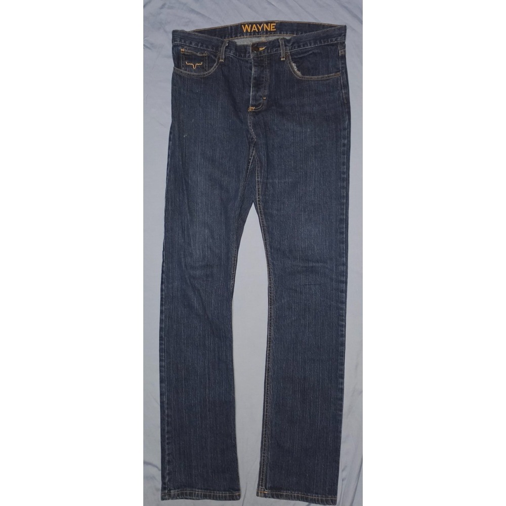 Kimes Ranch Wayne Mens 5 Pocket Button Fly Denim Jeans Size 34x36